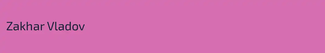 Zakhar Vladov